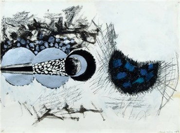 Works on paper, Shirazeh Houshiary, Two Studies for my Occidental Exile, 1988, 17995