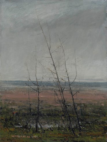 Painting, Abbas Nasleshamloo, Grabbling 5, 2021, 54112