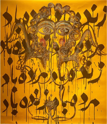 Painting, Hossein Edalatkhah, Victim of Nonesense Intellectual, 2020, 25274