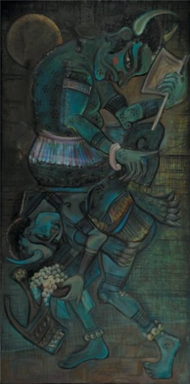 Painting, Jazeh Tabatabai, Untitled, 1970, 4635
