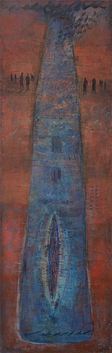 Painting, Mohammad Hossein Maher, Tower #1, 2015, 34654