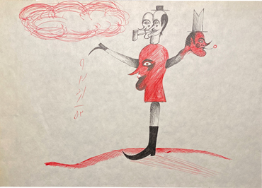 Drawing, Ardeshir Mohassess, Untitled, 1952, 47021