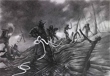 Drawing, Payam Qelichy, Midnight Parade, 2023, 74957