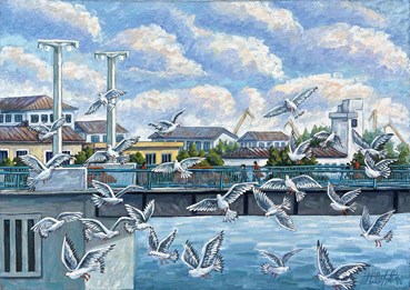 Painting, Naser Ramezani, Untitled, 2018, 77689