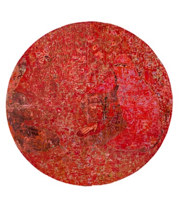 Painting, Reza Derakshani, Mirror of Time, 2009, 250