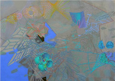 Painting, Mohamadreza Ahmadi Monfared, Wave - Particle Conception No. 4, 2014, 36765