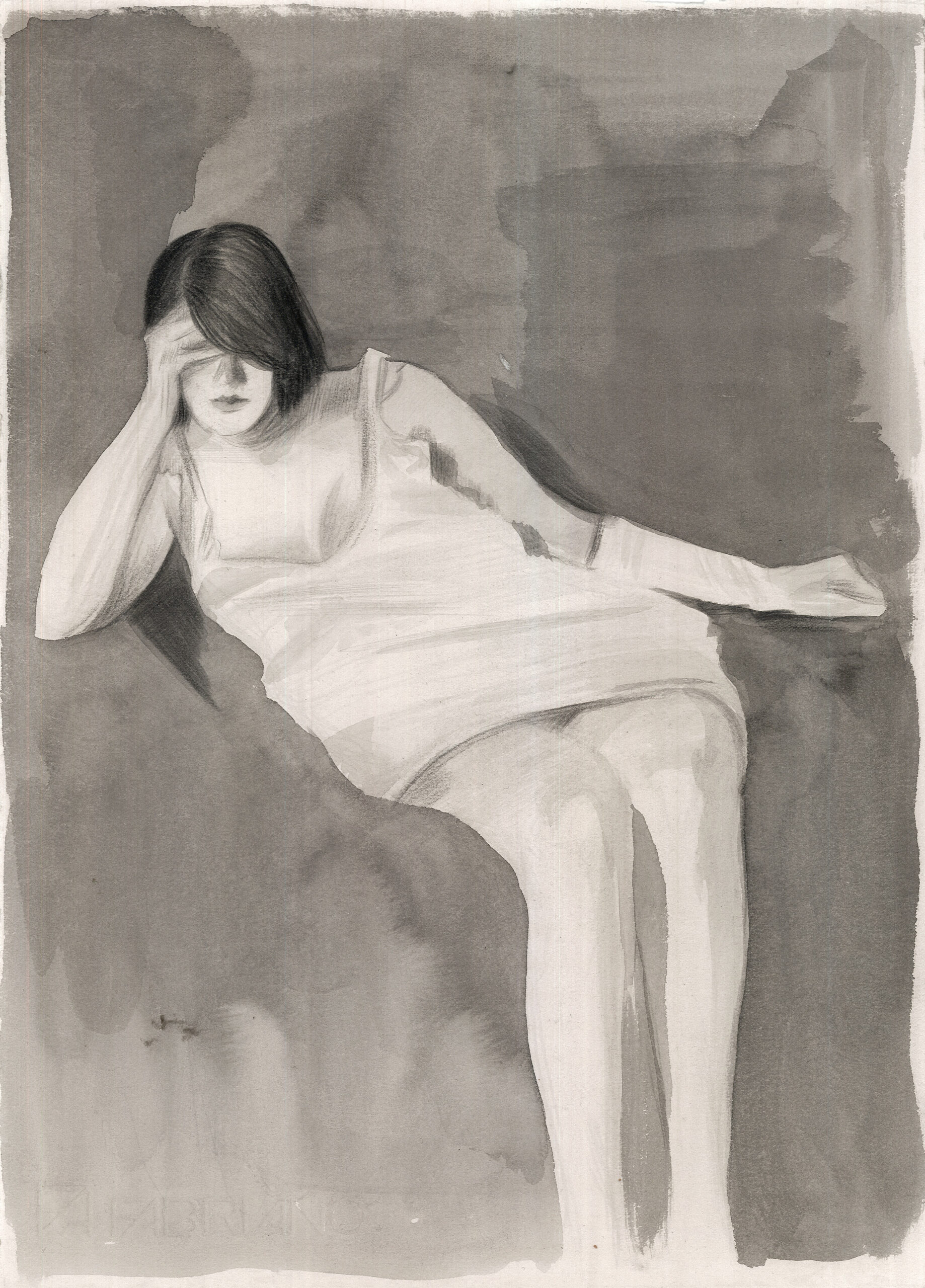 Hosein Shirahmadi, Woman with Gloves, 2021