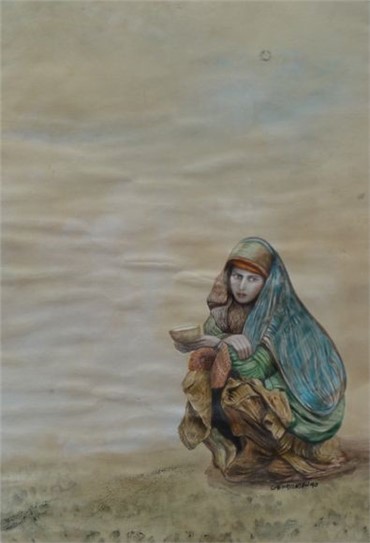 Painting, Ghasem Hajizadeh, Untitled, 1990, 6125