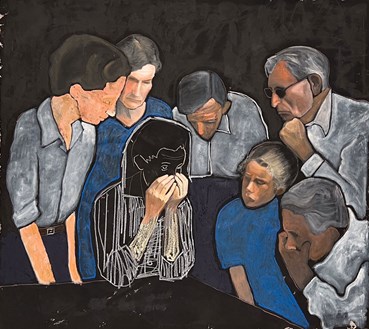 Painting, Makan Negahban, Bad News, 2024, 80311