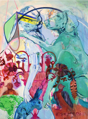 Painting, Elham Etemadi, Sous un Ciel Pur(Under a Pure Sky), 2024, 75688