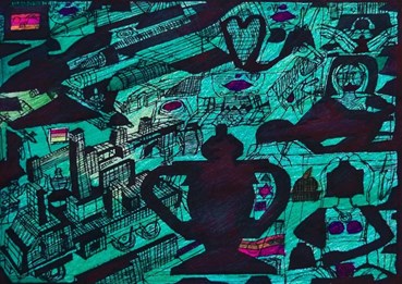 Painting, Kiyavash Danesh, Untitled, 2024, 77991