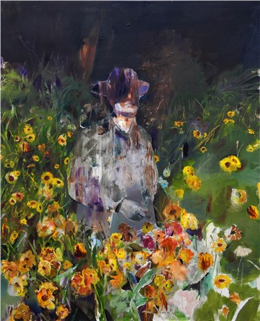 Painting, Hamid Yaraghchi, Im Garten Der Bessenheit 2, 2016, 12668