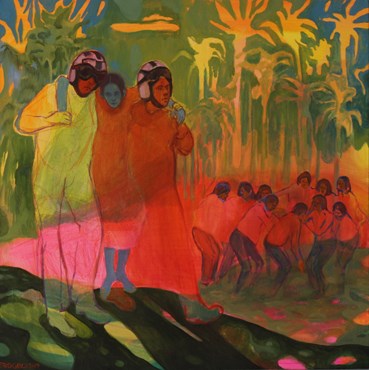 Painting, Fateme Bidgoli, Tragedy, 2024, 78713