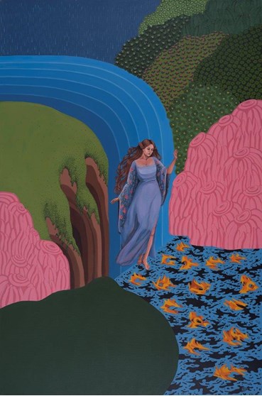 Painting, Rozhan Bagheri, Beginning of Rebellion, 2024, 80454