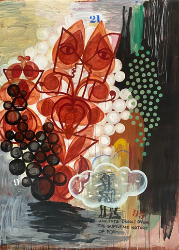 Painting, Nikzad Nodjoumi (Nicky), Absurdity, 1995, 66455