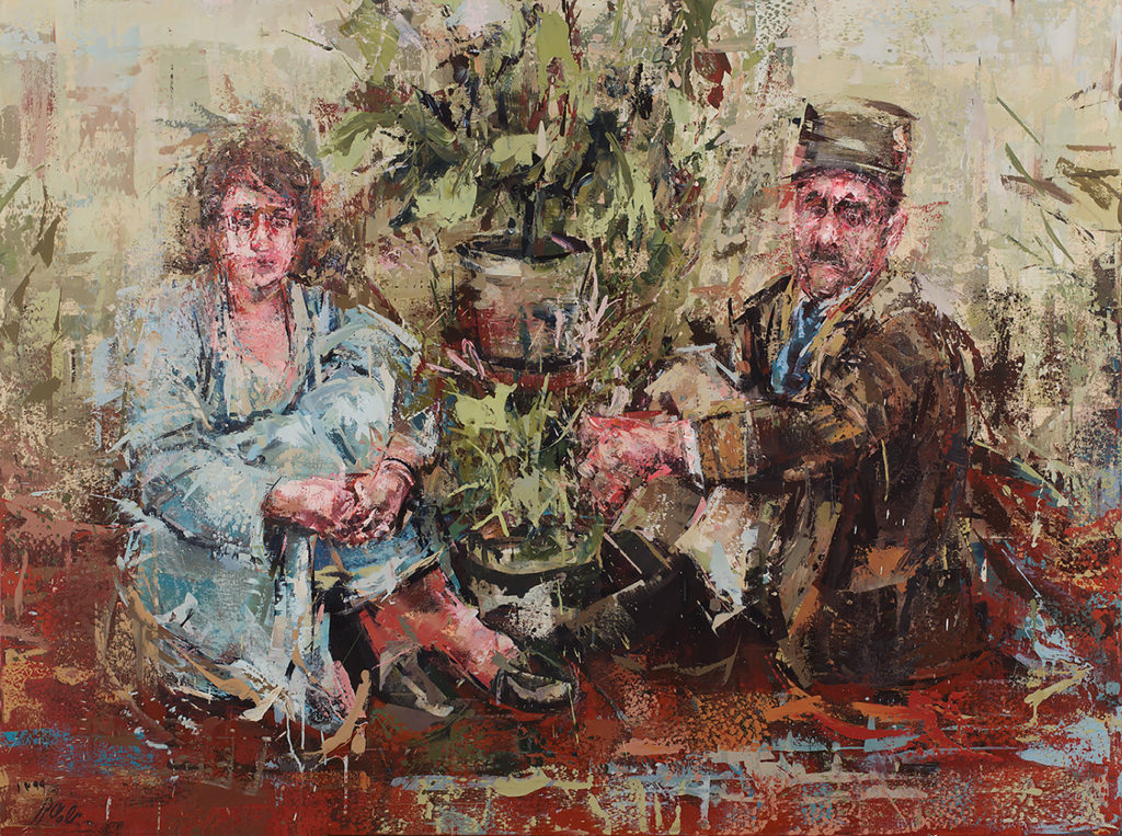 Hossein Shahtaheri, Two Lovers, 2020