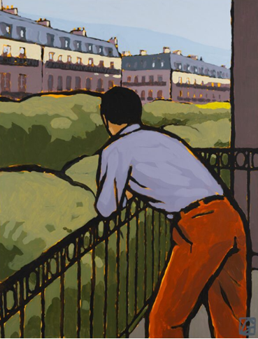 , Jean-Claude Götting, Homme au Balcon, 2024, 77203