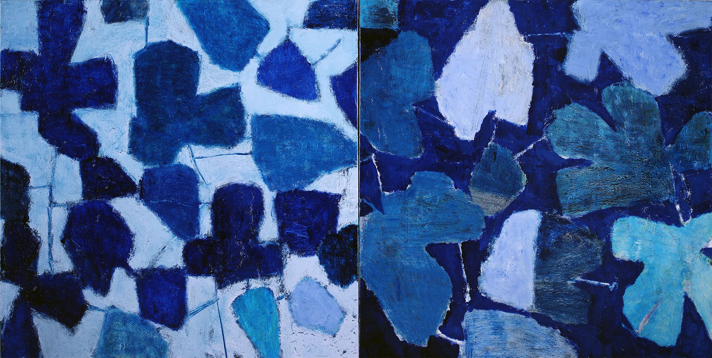Reza Derakshani, Fig Night Blue, 2016