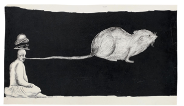 Drawing, Ardeshir Mohassess, In Solitude, 1972, 24268