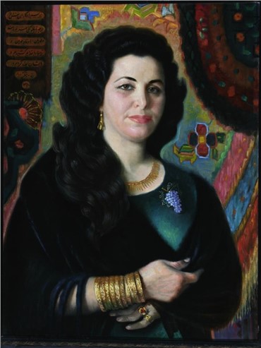 Painting, Jafar Petgar, Artist's Wife, 1972, 6886