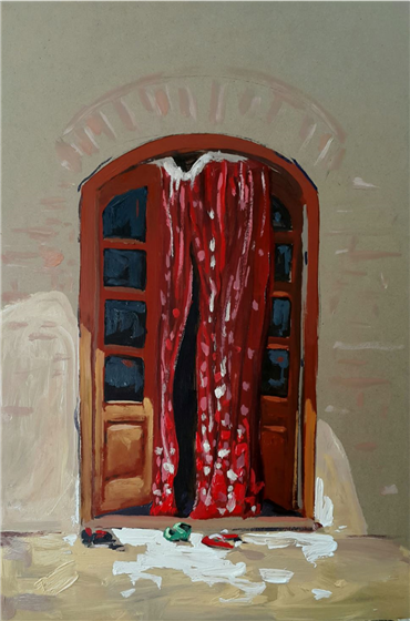 Painting, Arman Yaghoubpour, Home, 2018, 17240