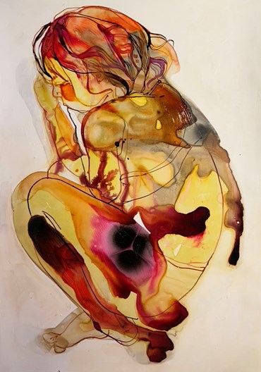 Painting, Golnar Tabibzadeh, Study of Cocoon 1, 2021, 73447