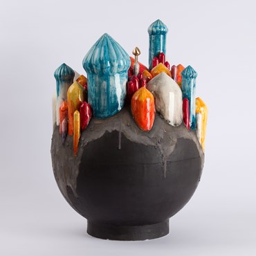 Sculpture, Ashkan Behjou, Burning Cedar 4, 2024, 77638