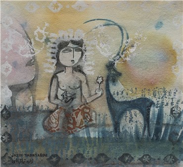 Painting, Jazeh Tabatabai, Lover, 1965, 38707