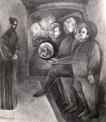 Drawing, Nastaran Mirmohammad Sadegh, Untitled, 2023, 75629