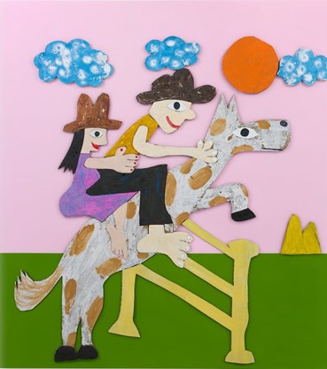 Painting, Hadi Falapishi, High Hopes, 2024, 77030