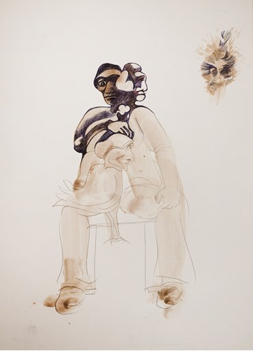 Drawing, Alireza Espahbod, Untitled, , 57174