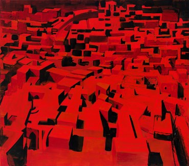 Painting, Hesam Rezaei, Abyaneh 2, 1995, 74669