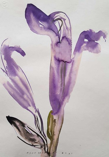 Painting, Ahoo Hamedi, Flower, 2021, 57397