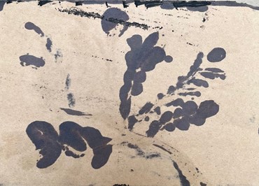 Painting, Ofogh Hosseini, Leaves, 2022, 72931