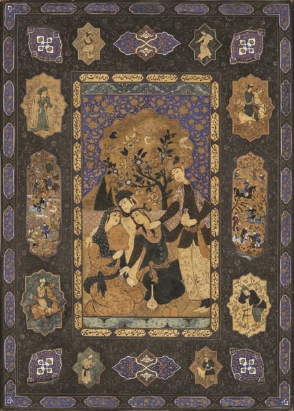 Mirza Agha Emami, The Celebration of Siavash and Sudabeh, 0