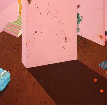 Painting, Azadeh Nia, Pink Room, 2017, 75283