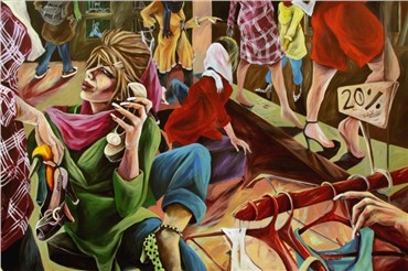 Painting, Saghar Daeiri, Untitled, 2008, 703