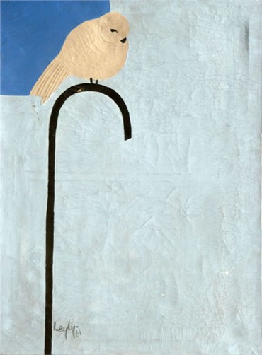 Painting, Leyly Matine Daftary, Bird of a Stick, 1967, 8201