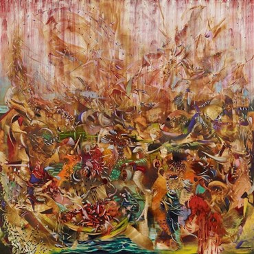 Painting, Ali Banisadr, All the Hemispheres, 2013, 46721