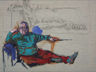 Painting, Dana Nehdaran, Bert on My Couch, 2024, 73712