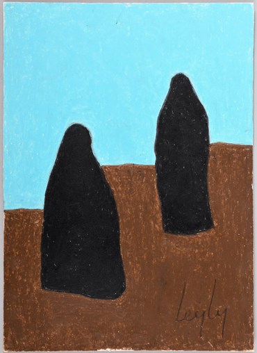 Painting, Leyly Matine Daftary, Two Women in Black Chador, , 63855