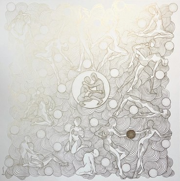 Painting, Mobina Nouri, The Dance of Love, 2024, 75256