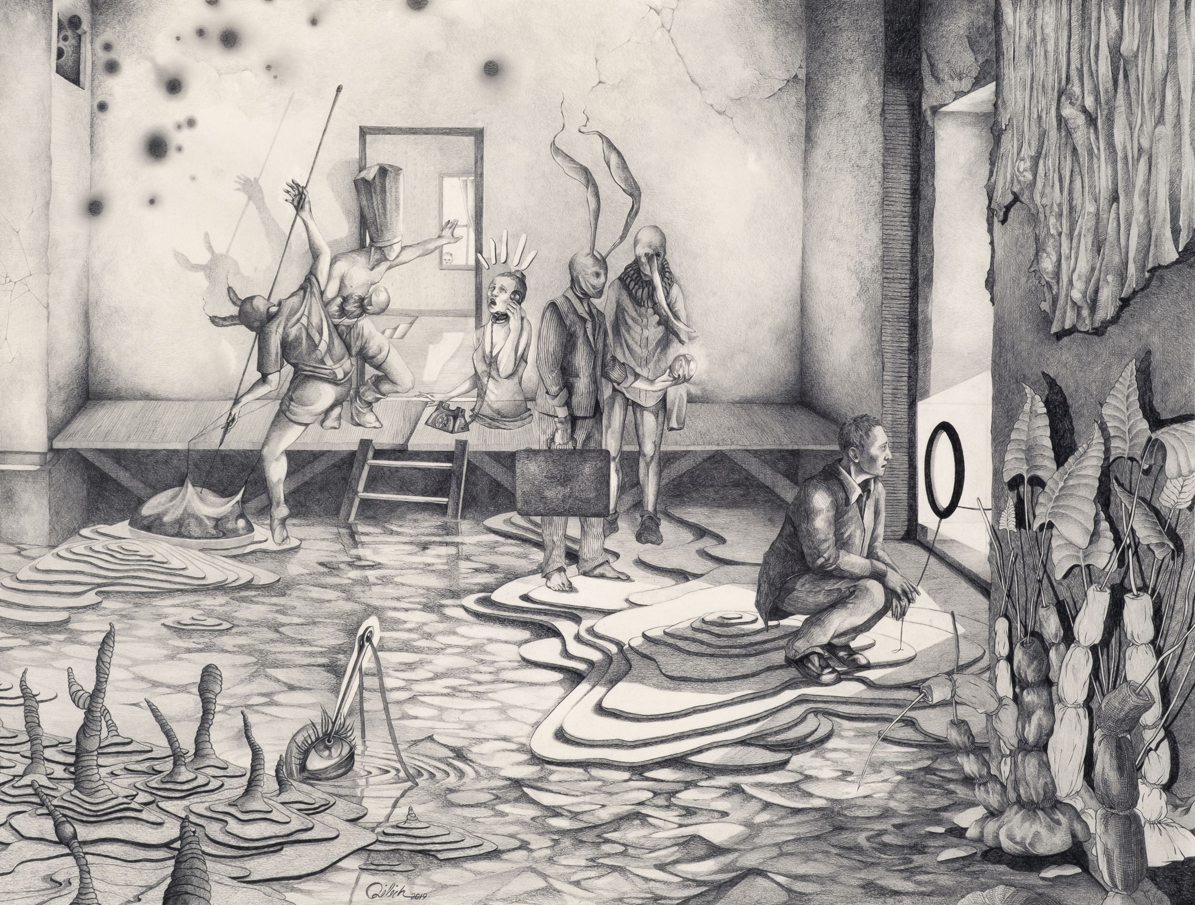 Payam Qelichy, Eyes Full of Wonder, 2019