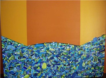Painting, Amir H Fallah, The Space Between, 2005, 1164