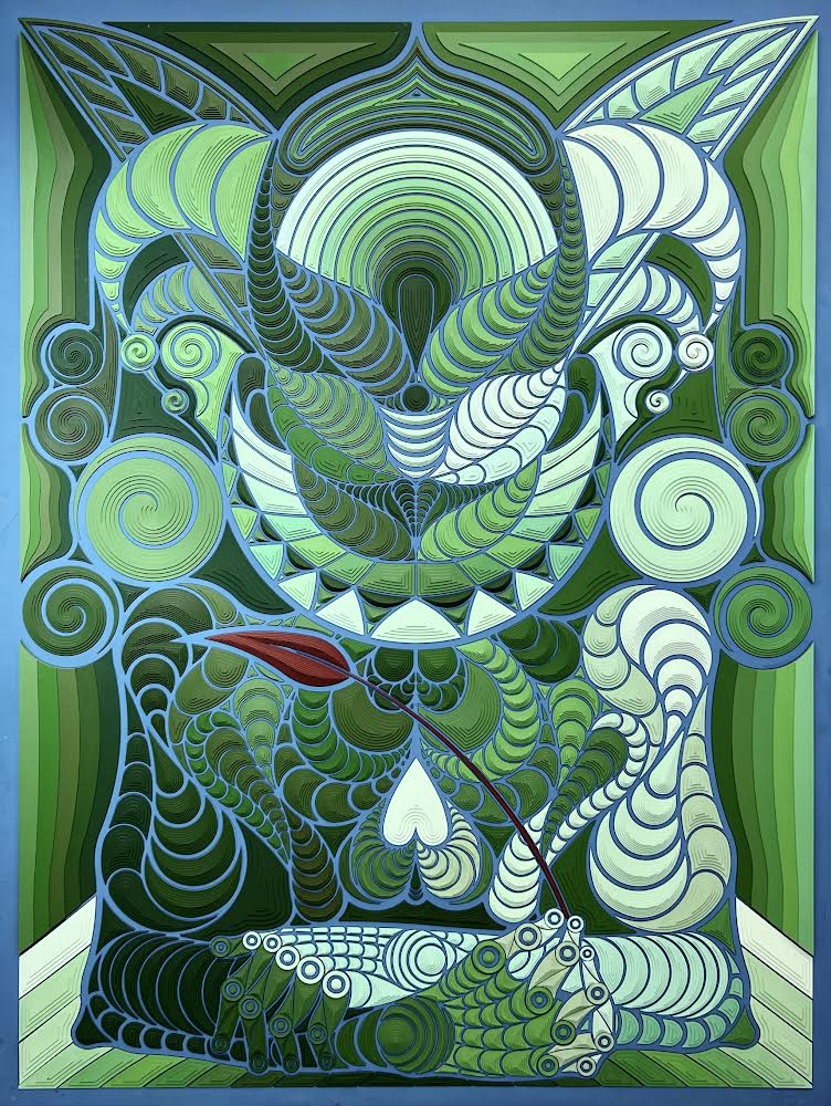Ashkan Sadeghi, Ecco Wave, Hybrid Contour Portrait III, 2021