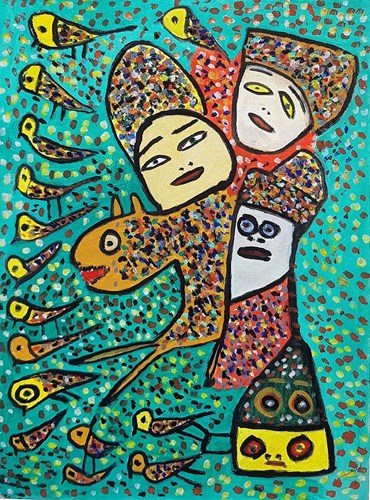 Painting, Limoo Ahmadi, Untitled, 2021, 56396