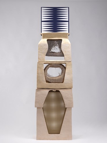 , Sahar Khoury, Untitled (Rattan Towers of Fates/Tawla), 2023, 73639