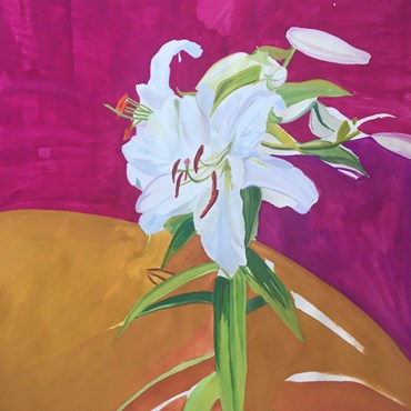 Painting, Mozhan Yaghoubi, Hot Summer Afternoon, 2021, 73023