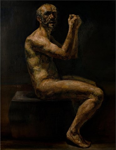 , Fereidoun Ghafari, Self Portrait, 2022, 59534