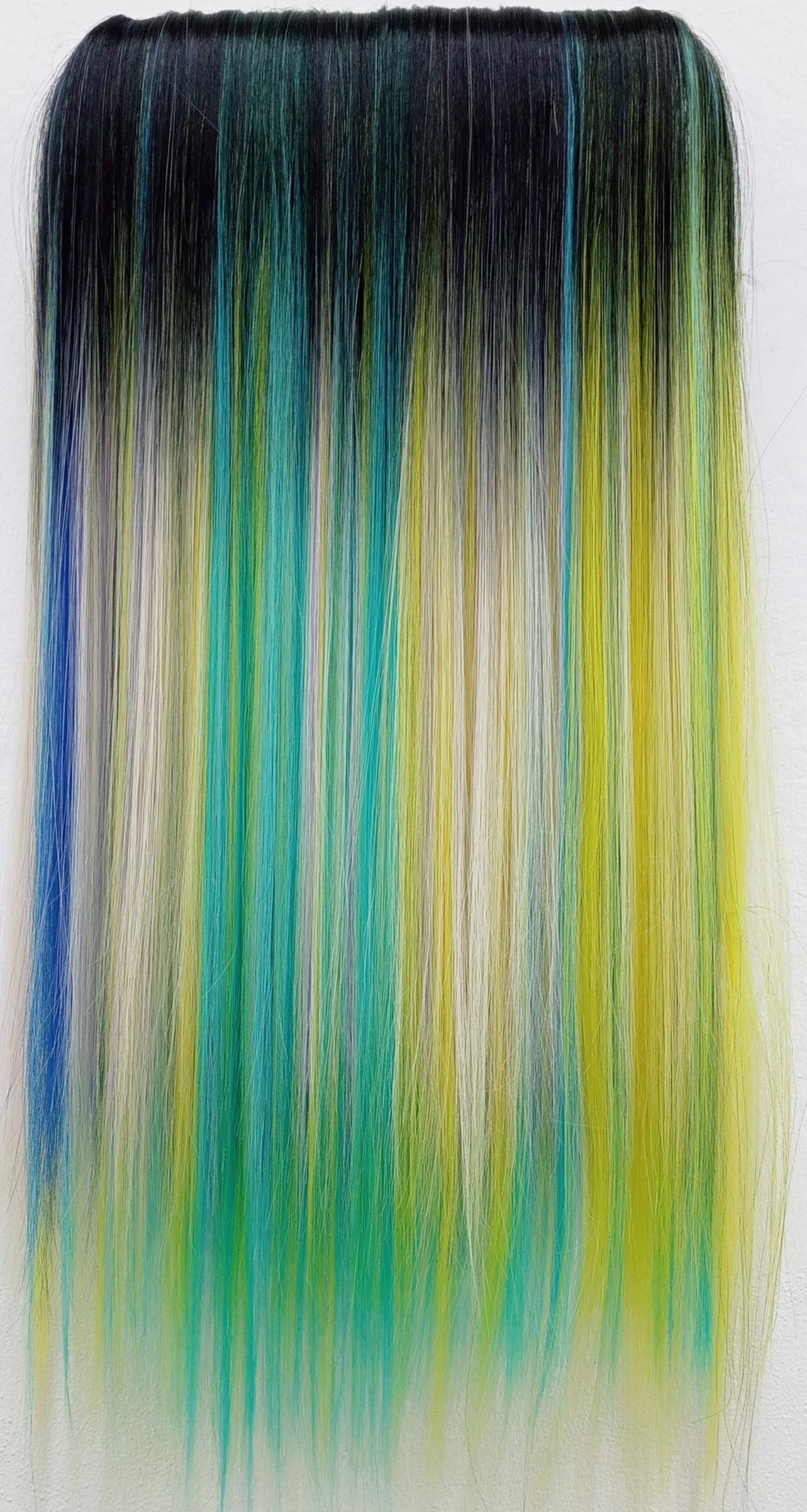 Hiva Alizadeh, Untitled (yellow and light blue Parrot), 2023
